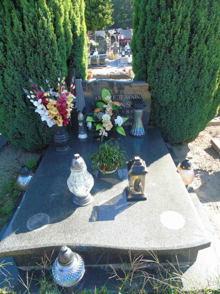 Grób JANINA ZIELIŃSKA