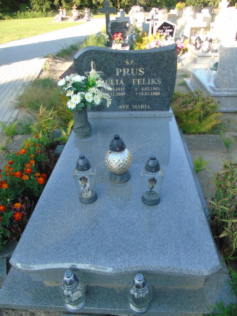 Julia PRUS 1915 Trzebnica Koczurki - Grobonet - Wyszukiwarka osób pochowanych