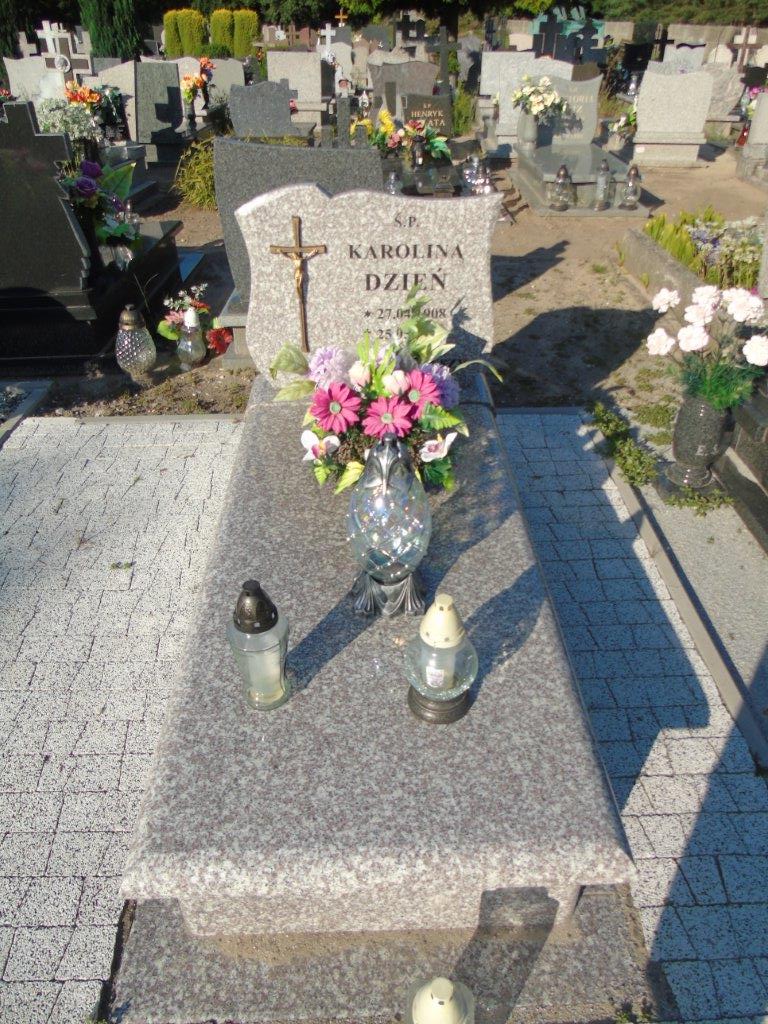 Karolina DZIEŃ 1908 Trzebnica Koczurki - Grobonet - Wyszukiwarka osób pochowanych